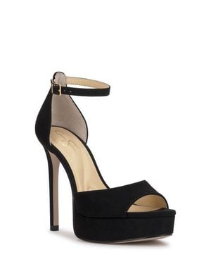 Jessica Simpson Sohilea Ankle Strap Platform Sandal - Black