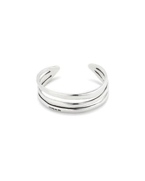 Uno De 50 Sterling-Plated Bracelet With 2, 1 And 1 Crystal - White