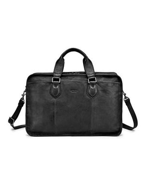 Old Trend Speedwell Genuine Leather Structured Heritage Briefcase - Black
