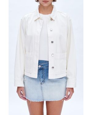 Bayeas Oversize Denim Jacket - White