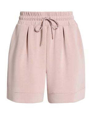 Zella Soft Luxe High Waist Knit Shorts - Pink