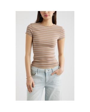BP. Stretch Cotton Blend Baby Tee - Multicolor