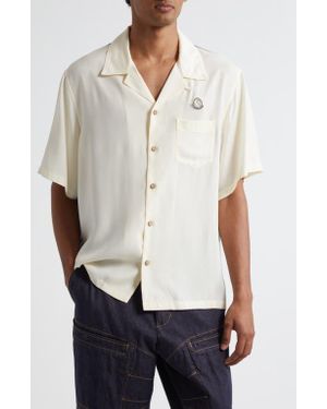 Moncler Genius X Mercedes-Benz By Nigo Print Camp Shirt - White