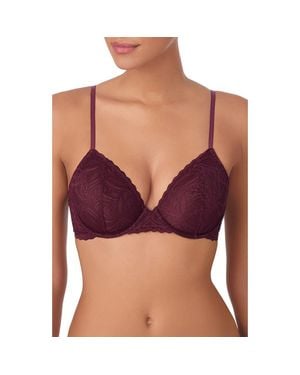 DKNY Lace Deco Underwire Bra - Purple