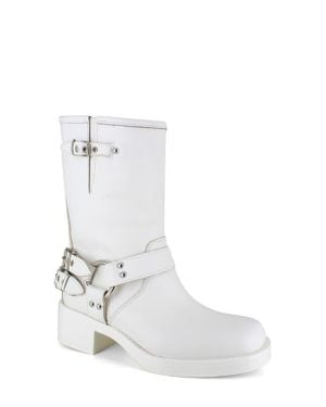 Zigi Marce Moto Bootie - White