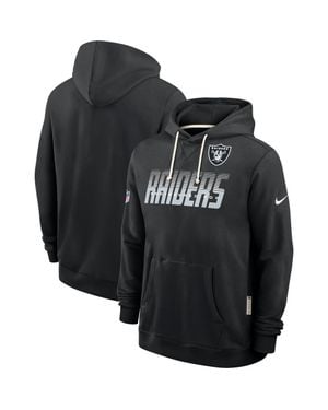 Nike Las Vegas Raiders Sideline Standard Issue Top Prospect Dri-Fit Hoodie - Black