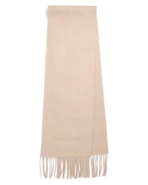 Acne Studios Vinnie Alpaca & Wool Scarf - Natural
