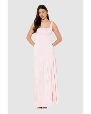 MissPap Premium Pleated Skirt Bridesmaid Dress - Pink