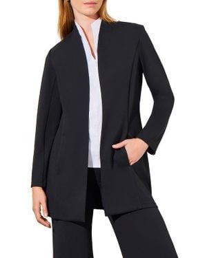 Ming Wang Stretch Crepe Jacket - Black