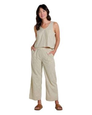 Toad & Co. Taj Hemp Wide Leg Pant - Natural