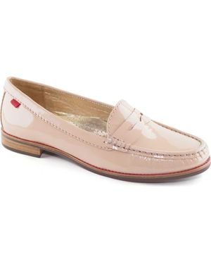 Marc Joseph New York East Village Patent Leather Penny Loafer - Pink