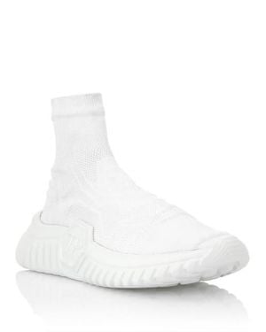Philipp Plein Sock-Sneakers Supersonic - White