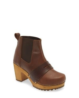 Sanita Penny Platform Chelsea Boot - Brown