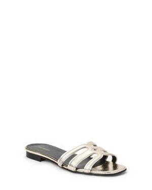 Bruno Magli Flore Slide Sandal - White