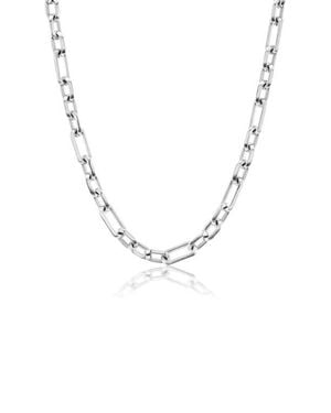 Sheryl Lowe Oval Link Chain Necklace - Metallic