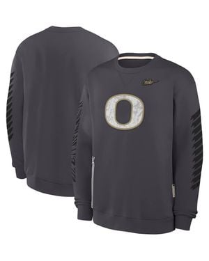Nike Oregon Ducks Shoe Duck Fleece Sweatshirt - Blue