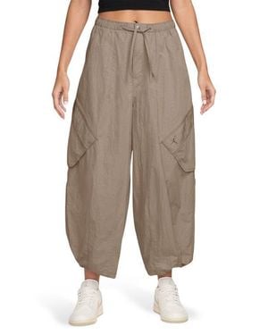 Nike Flight Crop Parachute Pants - Brown