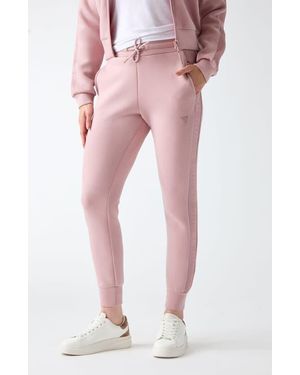 Guess Allie Scuba Knit Sweatpants - Pink