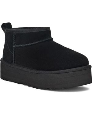 UGG Kids' Classic Ultra Mini Platform Boot - Black