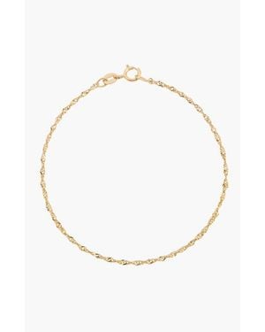 AUrate New York Barely There Chain Bracelet - White