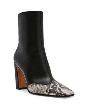 Steve Madden Lyle Cap Toe Bootie - Black