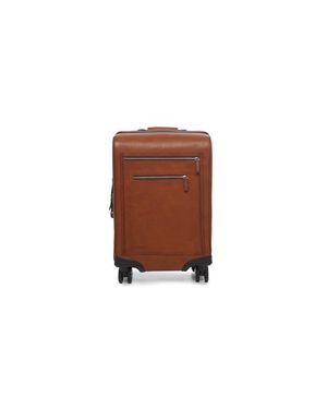 Korchmar Hudson 22 Leather Wheeled Carry-On - White