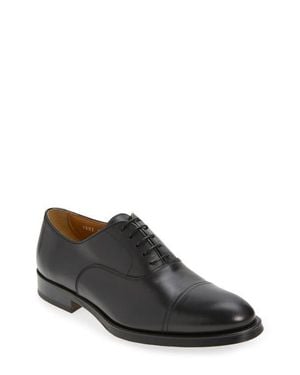 Doucal's Orvieto Cap Toe Wingtip Oxford - Black