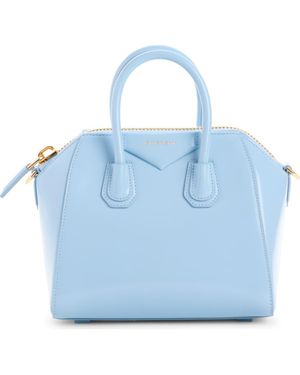 Givenchy Mini Antigona Leather Satchel - Blue