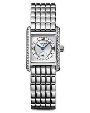 Longines Mini Dolcevita Diamond Pavé Bracelet Watch, 29Mm - Multicolor