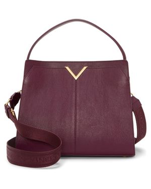 Vince Camuto Tasha Leather Top Handle Bag - Purple