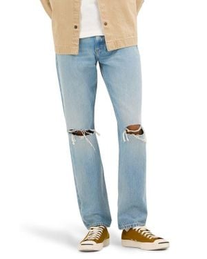 Lee Jeans West Ripped Regular Straight Leg Jeans - Blue