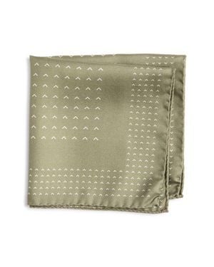 Jack Victor Mr. Vic Dot Pocket Square - Green