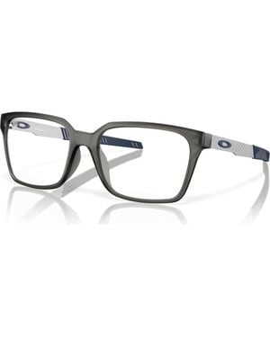 Oakley 55Mm Rectangle Optical Glasses - Metallic
