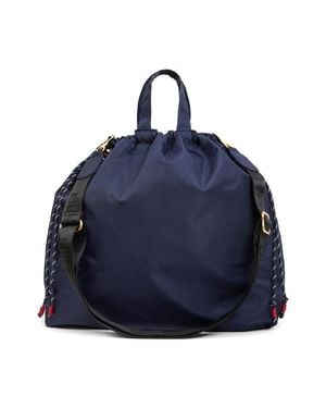 Clare V. Sac Tout Recycled Polyester Tote - Blue
