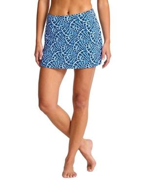 Tommy Bahama Island Cays Shell Cove Swim Skort - Blue