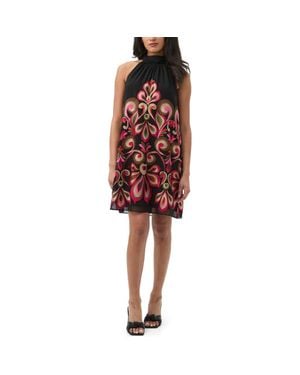 Trina Turk Zana Embroidered Halter Dress