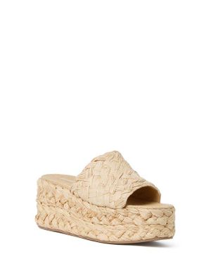 Loeffler Randall Aaron Platform Sandal - Natural