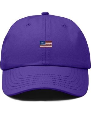 Alix Usa Flag Dad Cap - Purple