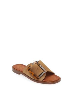 Penelope Chilvers Biarritz Buckle Sandal - Brown