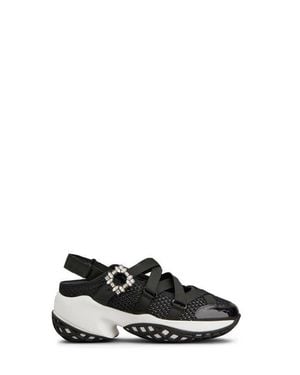Roger Vivier Viv' Run Ballerina Sneaker - Black