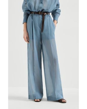 Brunello Cucinelli Sartorial Track Pants - Blue