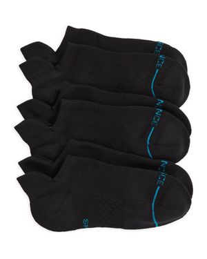 Stance Icon Assorted 3-Pack Low Tab No-Show Socks - Black