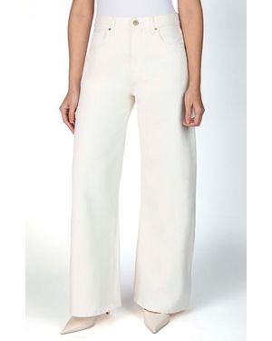 Nelle Atelier The Laura Petite Wide Leg Jean - White