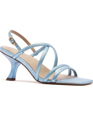 Frankie Giselle Ankle Strap Slide Sandal - Blue