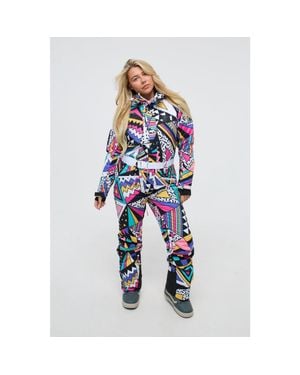 OOSC Blades Of Glory Curved Ski Suit - Blue