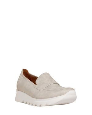 Wolky Snoafer Platform Wedge Penny Loafer - White