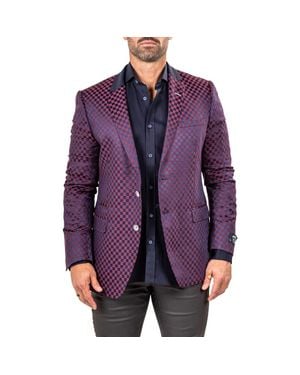 Maceoo Socrateevo Martyr001 Sport Coat - Purple