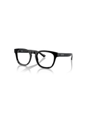Ferrari 49Mm Round Optical Glasses - Black