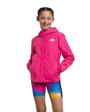The North Face Kids' Antora Waterproof Rain Jacket - Pink