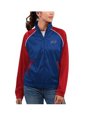 G-III 4Her by Carl Banks Buffalo Bills Showup Fashion Dolman Full-Zip Track Jacket - Blue